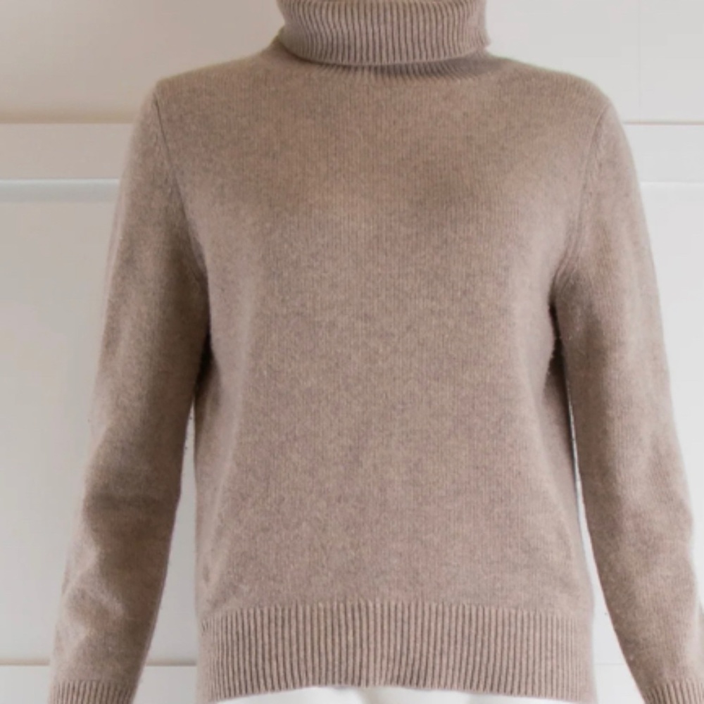 Talbots merino wool golden metallic sweater NWT